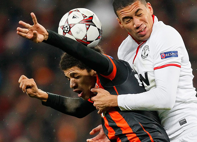 football-: Shakhtar Donetsk vs Manchester United