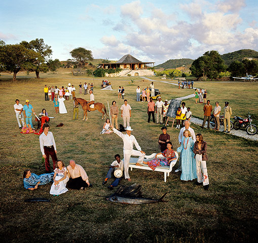 Lichfield's Caribbean: Mustique Group 1973