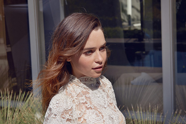 Emilia Clarke: Dress by Dolce & Gabbana