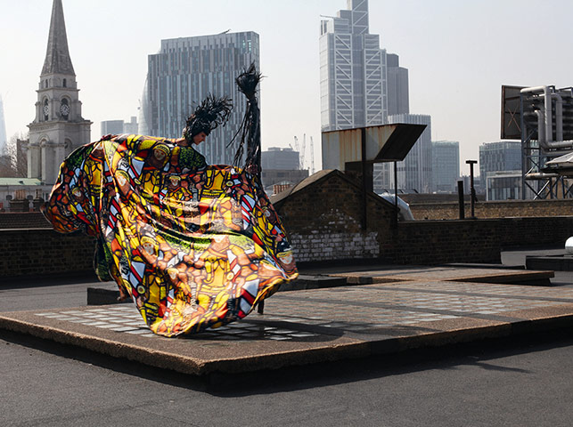art and fashion: art and fashion Giles Deacon and Jeremy Deller