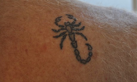 David Dimbleby's tattoo