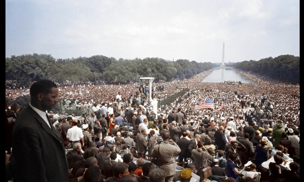 The March on Washington 1963, Colourisation from a black and white 35mm Film Negative, courtesy of the Library of Congress.