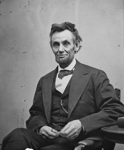 Abraham Lincoln circa 1863  Colourized