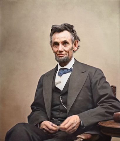 Abraham Lincoln circa 1863.
