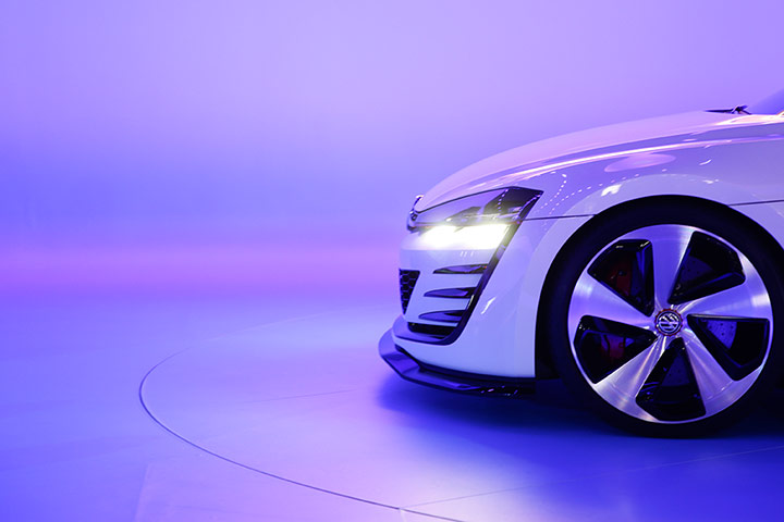 L.A. and Tokyo Motor Show: The Volkswagen Design Vision GTI concept vehicle at the Los Angeles Auto Sh
