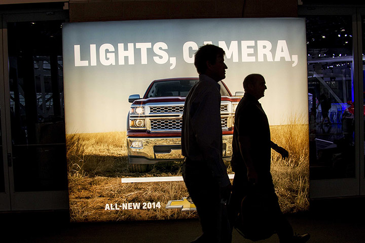 L.A. and Tokyo Motor Show: A billboard at the 2013 Los Angeles Auto Show