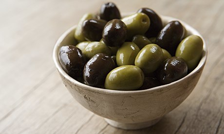 bowl of olives