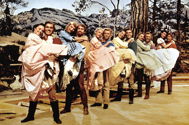 Readers 10: Barn-raising scene from Seven Brides for Seven Brothers