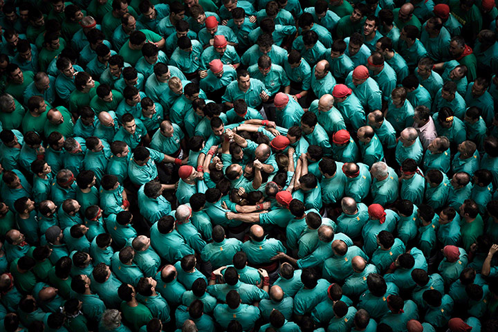 TPOTY: Human towers, Catalonia, Spain