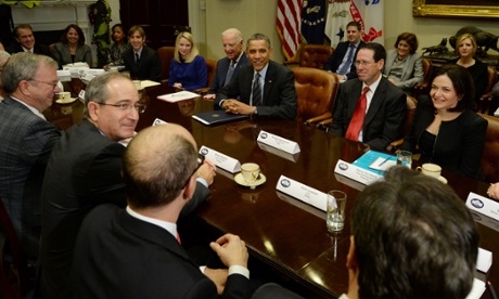 Obama meets with tech companies