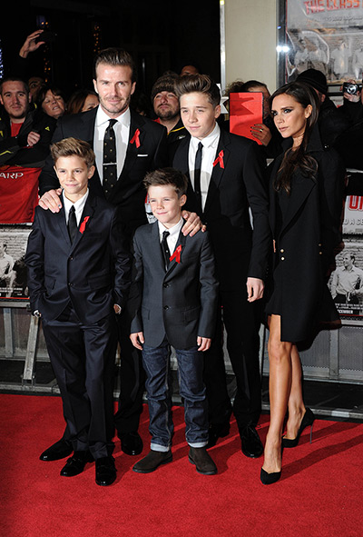 Class of '92: Romeo Beckham, David Beckham, Cruz Beckham, Brooklyn Beckham and Victoria B