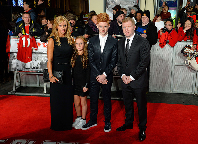 Class of '92: Paul Scholes and his family