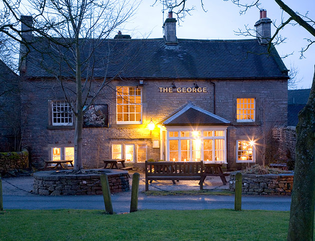 Pubs: The George,  Alstonefield, Derbyshire