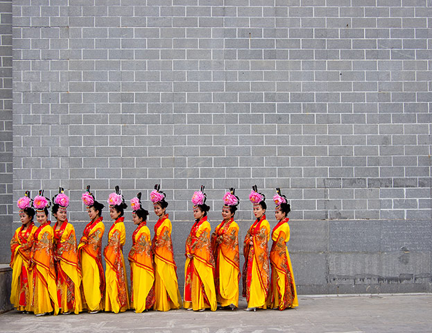 Readers' photos: colour: Dancers, Pingliang, China