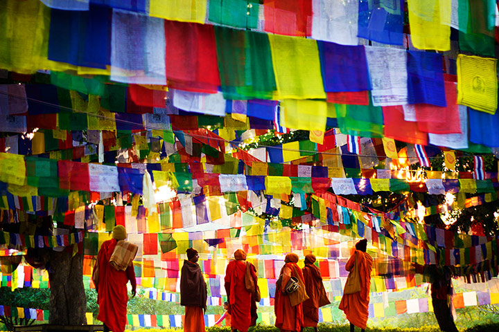 Readers' photos: colour: Lumbini, Nepal