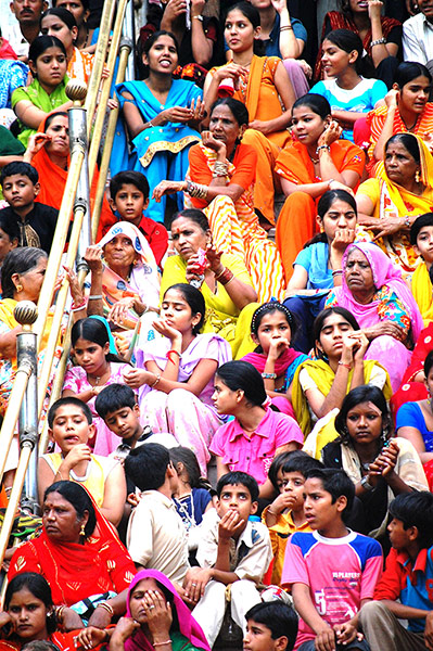 Readers' photos: colour: Crowds gather for Hindu festival, Udaipur