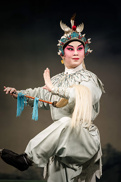 Cantonese opera: An actor on stage