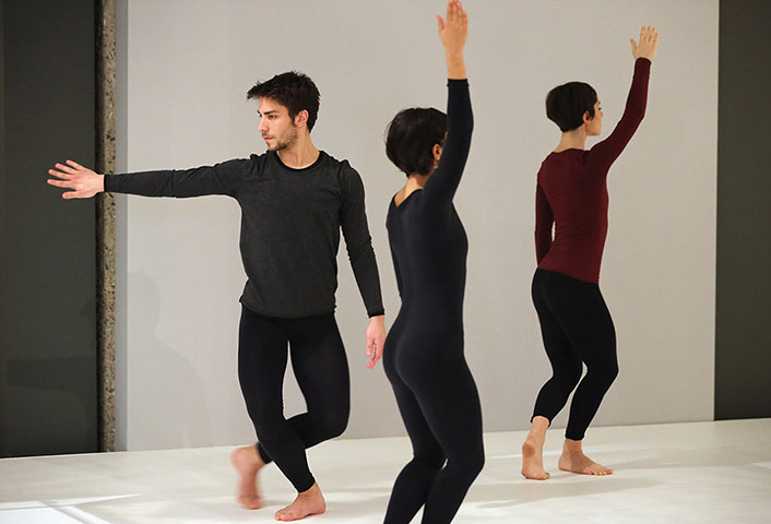 Barbican: Dancers perform a work by choreographer Merce Cunningham