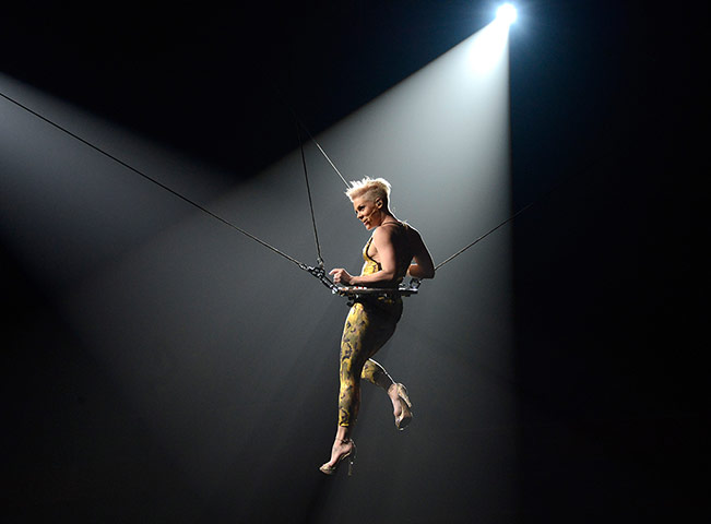 Week in music: Pink performs on the first night of her Truth About Love tour in Phoenix