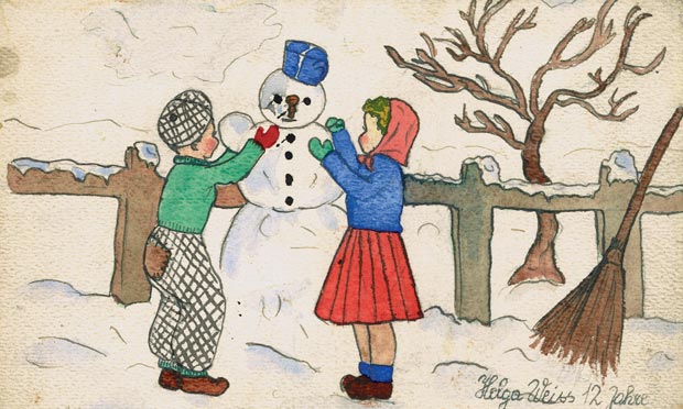 Helga Weiss snowman