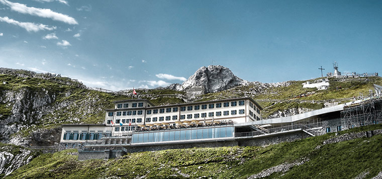 Unusual hotels: Pilatus fuer Titelseite Kulmhotel