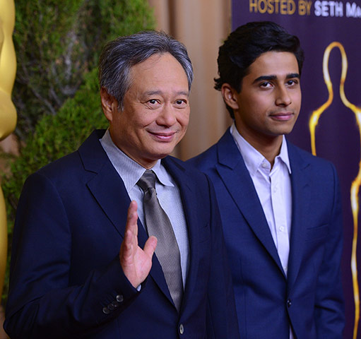 Oscars luncheon: Life of Pi director Ang Lee and star Suraj Sharma