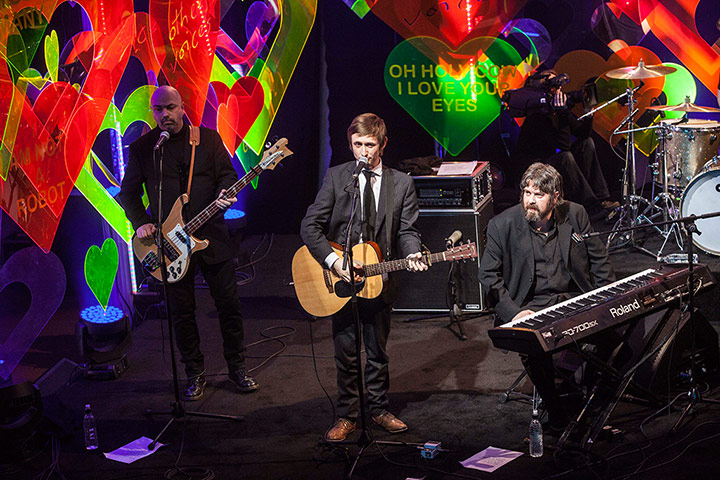 Other Voices: Neil Hannon performing with the band Pugwash