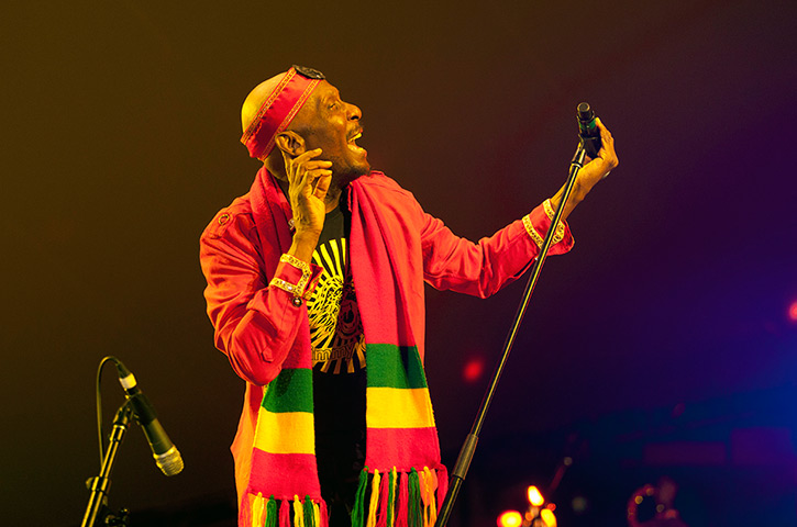 Adelaide festival day 10: Jimmy Cliff on stage during WOMADelaide