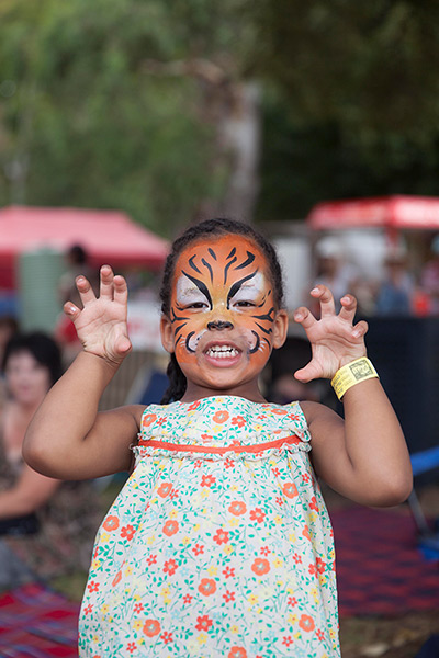 Adelaide festival day 10: Akon from Adelaide does her best tiger roar 