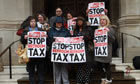 Bedroom tax protests across the UK