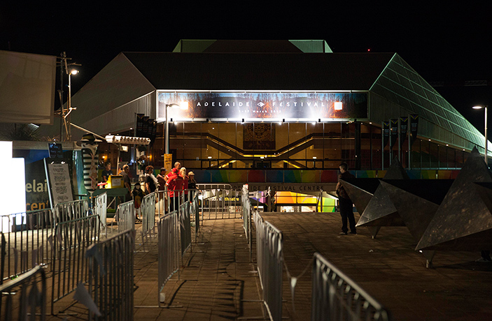 Adelaide Festival Day 2: The Adelaide Festival Centre at night