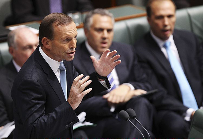 gillard: Tony Abbott took up Gillard's challenge