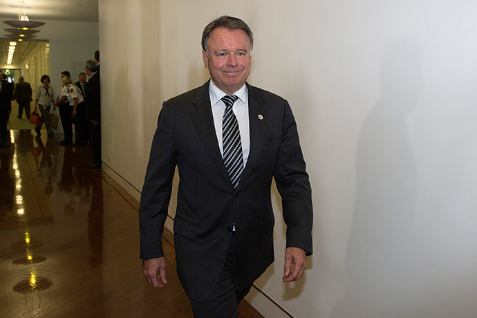 gillard: Chief government whip and Kevin Rudd supporter Joel Fitzgibbon