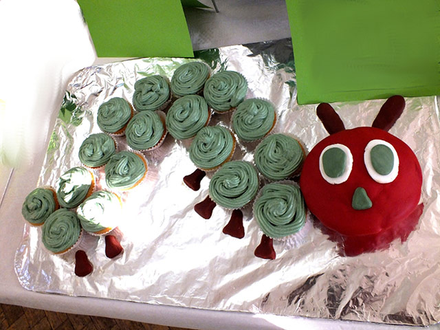 Edible books: Inspired by The Very Hungry Caterpillar by Eric Carle