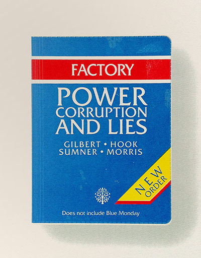 Record book covers: Power, Corruption and Lies