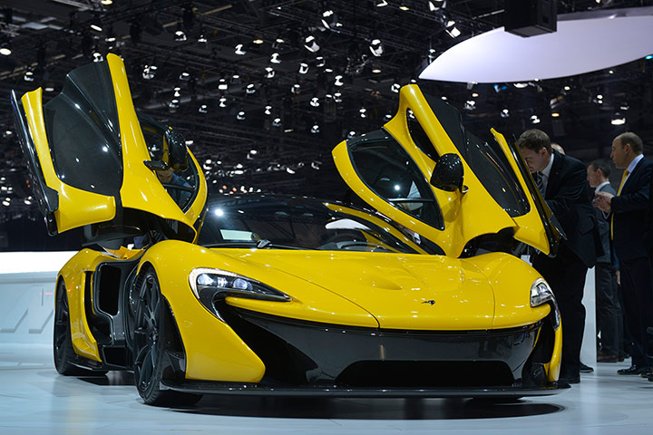 Geneva motor show: The new McLaren P1 is displayed in World