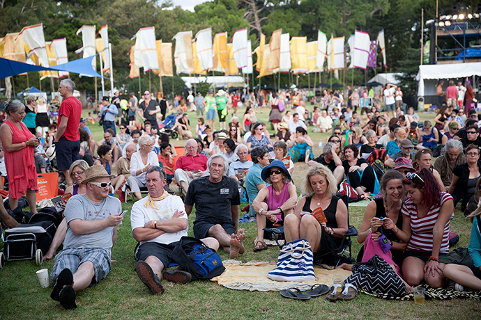 Adelaide Festival day nine: The audience watch as the Kaurna people perform