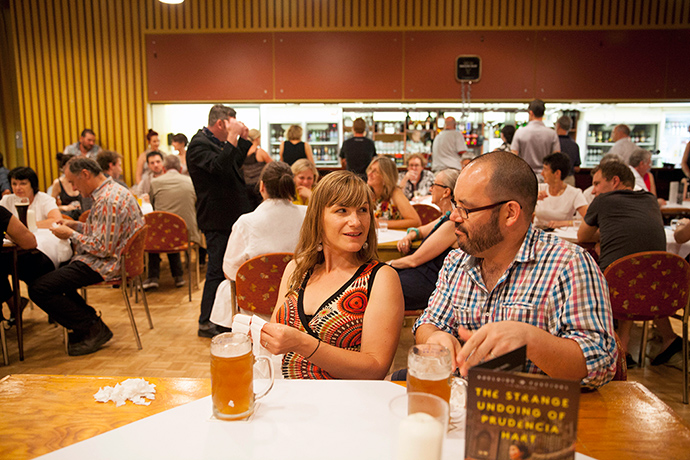 Adelaide Festival Day day nine: Audience members shred their napkins