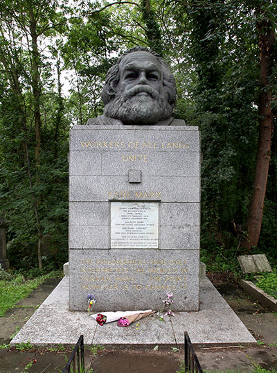 Readers' 10: The tomb of Karl Marx in Highgate Cemetery, London, Britain - 2007