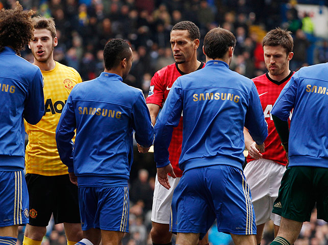 Chelsea v Man United: Cole and Ferdinand