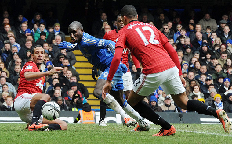 Chelsea v Man United: Demba Ba 