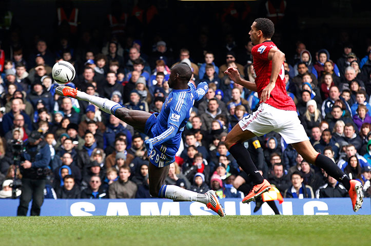 Chelsea v Man United: Demba Ba