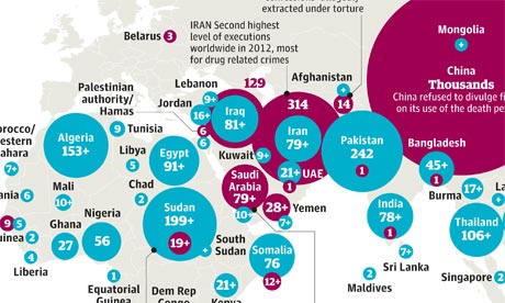 Death penalty statistics country by country visualisation and