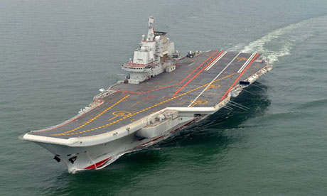 China's only aircraft carrier, the Liaoning, a refitted ex-Soviet ship