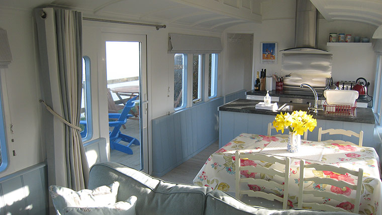 cottages cardigan: Edwardian Railway Carriage, Aberporth