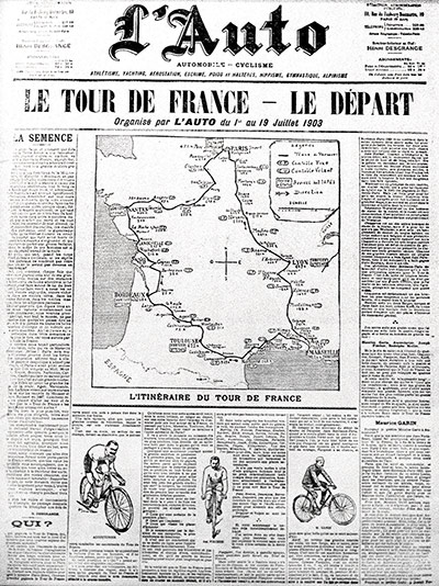 Tour de France: REPRO UNE L'AUTO