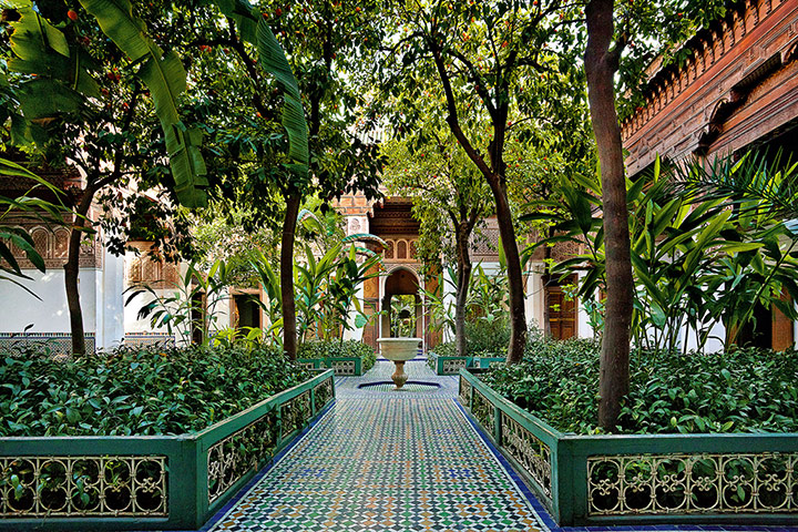 Marrakech gardens: Bahia Palace