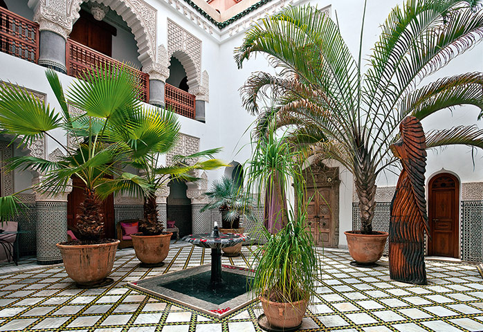 Marrakech gardens: Riad Enija