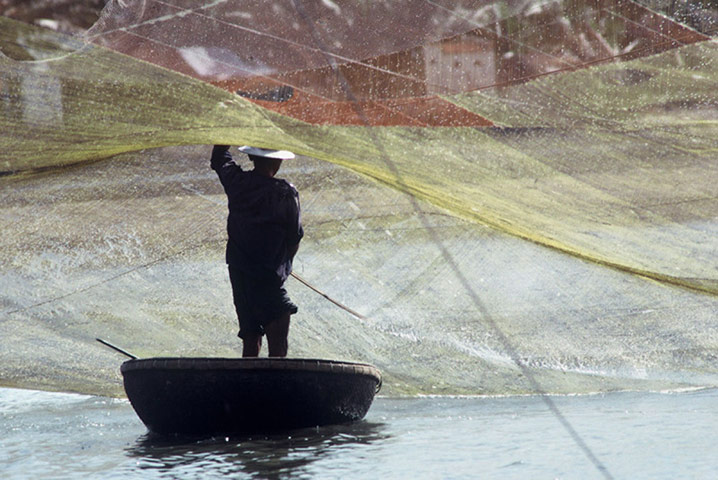 Greater Mekong: Fisherman in the Mekong Delta, Vietnam
