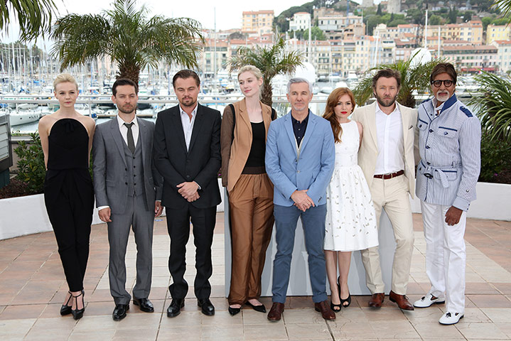 Gatsby photocall: The Great Gatsby actors pose with the director